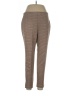 Hope & Harlow Houndstooth Brown Casual Pants Size L - photo 1