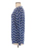 Say What? 100% Acrylic Chevron-herringbone Blue Pullover Sweater Size M - photo 5