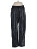 MNG Metallic Black Casual Pants Size XS - photo 1