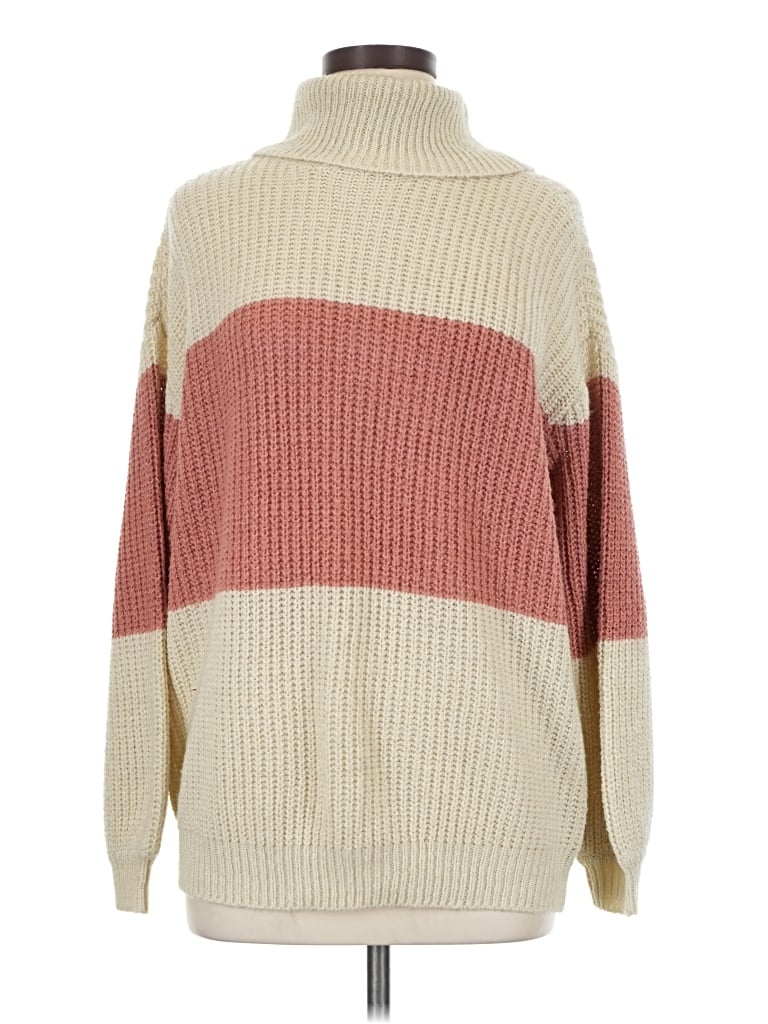 Pre-owned Popsugar Turtleneck Sweater In White