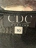 CDC Evening Stars Black Casual Dress Size 10 - photo 7