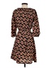 The Webster at Target 100% Polyester Print Black Orange Casual Dress Size XS - photo 2