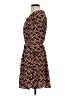 The Webster at Target 100% Polyester Print Black Orange Casual Dress Size XS - photo 5
