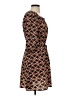 The Webster at Target 100% Polyester Print Black Orange Casual Dress Size XS - photo 4