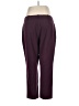 Worthington Solid Burgundy Casual Pants Size 14 - photo 2