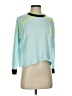 Central Park West Color Block Green Pullover Sweater Size XS - photo 1