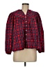 Draper James Plaid Red Long Sleeve Blouse Size M - photo 1