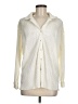 Waverles 100% Recycled Polyester Ivory Long Sleeve Blouse Size M - photo 1