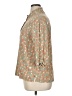 MULTIPLES Tan 3/4 Sleeve Blouse Size XL - photo 5