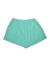 Unbranded 100% Polyester Solid Teal Shorts Size L - photo 1