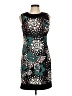AGB Graphic Teal Cocktail Dress Size 6 - photo 1