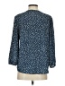 Collective Concepts 100% Polyester Polka Dots Blue 3/4 Sleeve Blouse Size S - photo 2
