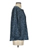 Collective Concepts 100% Polyester Polka Dots Blue 3/4 Sleeve Blouse Size S - photo 4