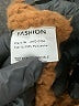 Fashion 100% Polyester Brown Cardigan Size S - photo 8