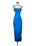 Shein Color Block Blue Cocktail Dress Size 2 - photo 1