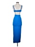 Shein Color Block Blue Cocktail Dress Size 2 - photo 2