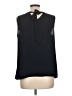Talbots 100% Polyester Black Sleeveless Blouse Size L - photo 2