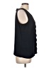 Talbots 100% Polyester Black Sleeveless Blouse Size L - photo 4