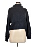 Chigant 100% Acrylic Solid Black Turtleneck Sweater Size M - photo 1
