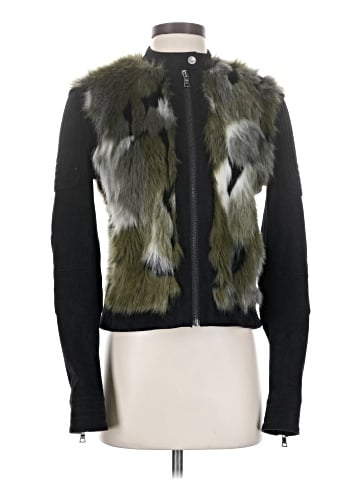 BCBGMAXAZRIA Faux Fur Vest (view 1)