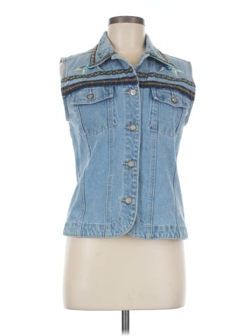 Bill Blass Sleeveless Button-Down Shirt (view 1)