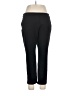 dalia Solid Black Dress Pants Size XL - photo 1