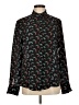 Premise Studio 100% Polyester Paisley Black Long Sleeve Blouse Size M - photo 1