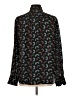 Premise Studio 100% Polyester Paisley Black Long Sleeve Blouse Size M - photo 2