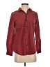 Old Navy Outlet Houndstooth Red Long Sleeve Button-Down Shirt Size S - photo 1