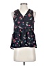 Sienna Sky 100% Polyester Black Sleeveless Blouse Size S - photo 1