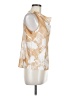 DKNY 100% Polyester Gold Sleeveless Blouse Size M (petite) - photo 4
