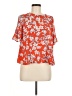 Atmosphere Orange Short Sleeve Blouse Size 6 - photo 1