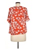 Atmosphere Orange Short Sleeve Blouse Size 6 - photo 2