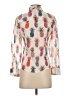 J.Crew 100% Cotton Print Ivory Long Sleeve Blouse Size 00 - photo 2