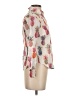 J.Crew 100% Cotton Print Ivory Long Sleeve Blouse Size 00 - photo 4