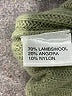 Compliments Green Wool Pullover Sweater Size M - photo 8
