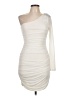 City Triangles Solid Ivory Cocktail Dress Size L - photo 1