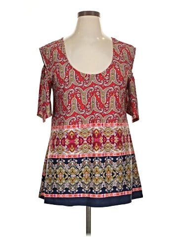 RW&CO Short Sleeve Blouse (view 1)