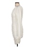 City Triangles Solid Ivory Cocktail Dress Size L - photo 5