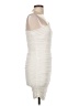 City Triangles Solid Ivory Cocktail Dress Size L - photo 4