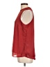Japna 100% Polyester Red Sleeveless Blouse Size L - photo 5