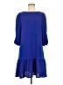 DKNY 100% Polyester Blue 3/4 Sleeve Top Size 6 - photo 1