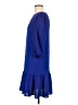 DKNY 100% Polyester Blue 3/4 Sleeve Top Size 6 - photo 5