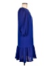 DKNY 100% Polyester Blue 3/4 Sleeve Top Size 6 - photo 4