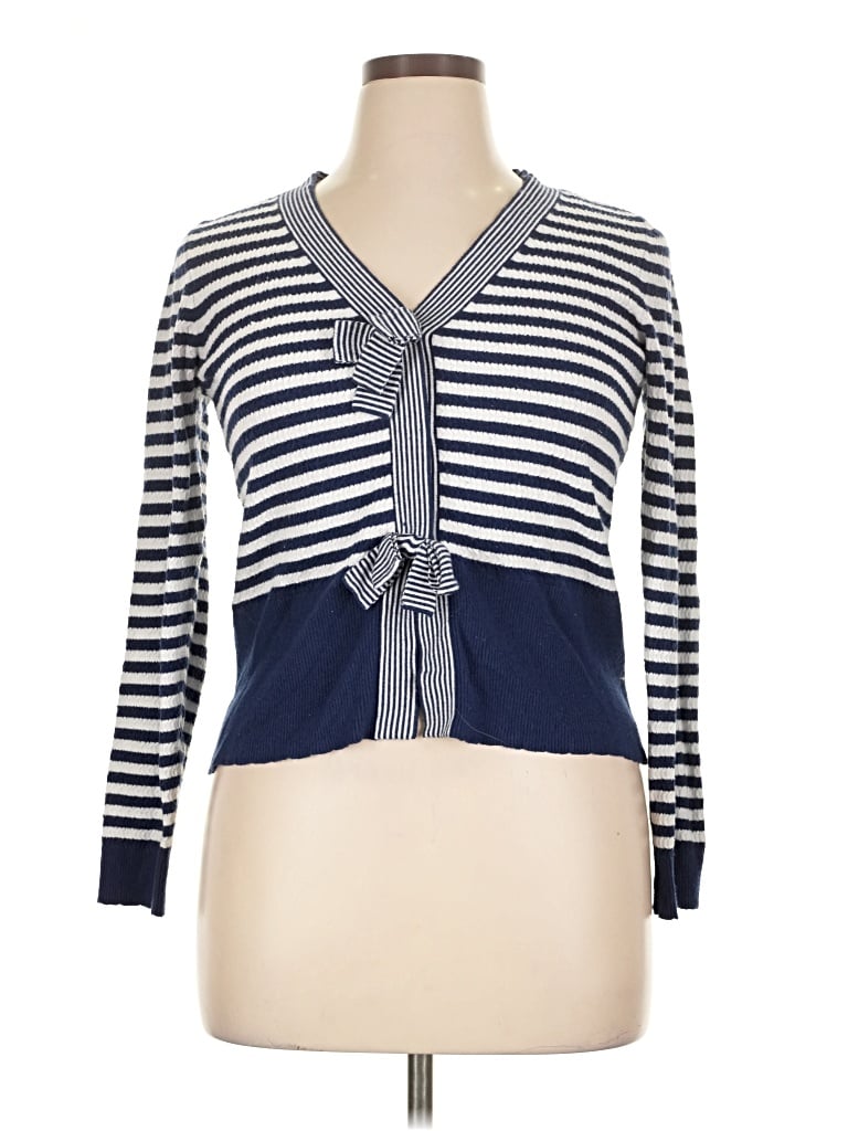 Pre-owned Belldini Cardigan Sweater In Blue