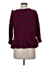 Crown & Ivy 100% Cotton Burgundy Pullover Sweater Size M - photo 2