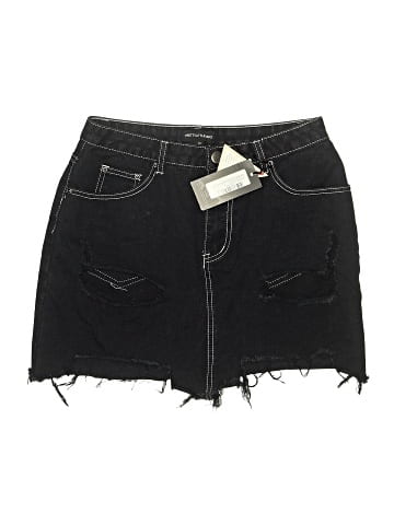 PrettyLittleThing Denim Shorts (view 1)