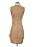 Bebe Solid Tan Cocktail Dress Size S - photo 2