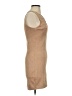 Bebe Solid Tan Cocktail Dress Size S - photo 4