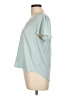 A New Day 100% Polyester Teal Short Sleeve Blouse Size L - photo 5